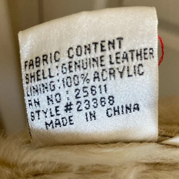 EUC Vintage Guess tan suede jacket 🧥 with plush warm lining Large - Picture 9 of 9